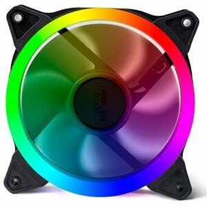 Evolveo 12RR, RGB ring, 4pin, 120mm - rgb-fan-12rr