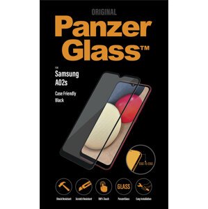 PanzerGlass ochranné sklo Edge-to-Edge pro Samsung Galaxy A02s, černá - 7262