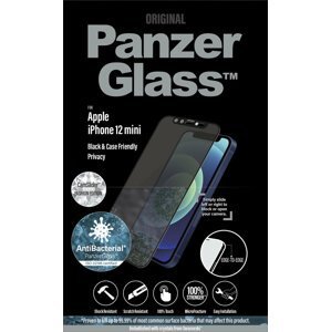 PanzerGlass ochranné sklo Edge-to-Edge pro iPhone 12mini, antibakteriální, - 2716