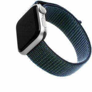 FIXED nylonový řemínek pro Apple Watch, 42/44mm, tmavě modrá - FIXNST-434-DBL