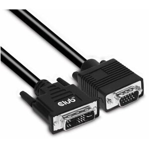 Club3D kabel DVI-A - VGA, UXGA@60Hz, 3m, černá - CAC-1243