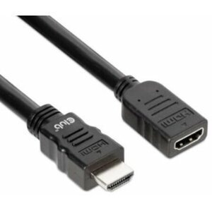 Club3D prodlužovací kabel HDMI 2.0, M/F, 4K@60Hz, High Speed, 5m, černá - CAC-1325