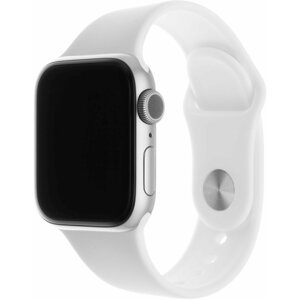 FIXED silikonový řemínek pro Apple Watch, 38/40mm, bílá - FIXSST-436-WH