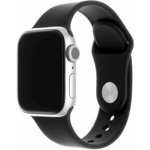 FIXED silikonový řemínek pro Apple Watch, 38/40mm, černá - FIXSST-436-BK