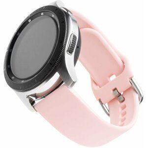 FIXED silikonový řemínek pro smartwatch, šířka 20mm, růžová - FIXSST-20MM-PI