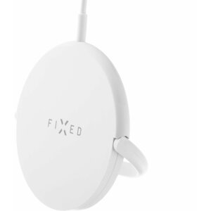 FIXED bezdrátová nabíječka s MagSafe, 15W, bílá - FIXMPAD-WH