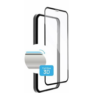 FIXED Ochranné tvrzené sklo 3D Full-Cover pro Apple iPhone 12 Pro Max, s aplikátorem, černá - FIXG3DA-560-BK