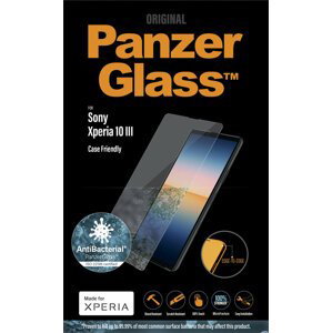 PanzerGlass ochranné sklo Edge-to-Edge pro Sony Xperia 10 III (2021), antibakteriální, čirá - 7634