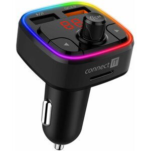 CONNECT IT CarRGB Bluetooth transmitter, černá - CCC-9090-BK