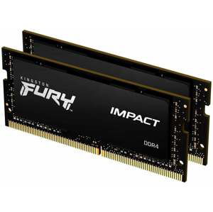 Kingston Fury Impact 16GB (2x8GB) DDR4 2666 CL15 SO-DIMM - KF426S15IBK2/16