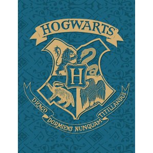 Deka Harry Potter - Bradavice (modrá) - 5902729049191