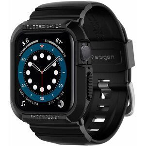 Spigen řemínek Rugged Armor Pro pro Apple Watch 6/SE/5/4 40 mm, černá - ACS00546