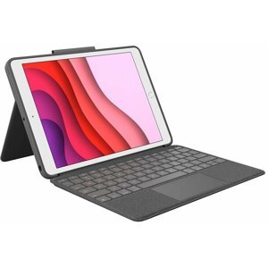 Logitech ochranný kryt s klávesnicí Combo Touch pro Apple iPad (7.generace, 8.generace), UK, černá - 920-009629