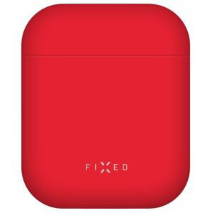 FIXED ultratenké silikonové pouzdro Silky pro Apple Airpods, červená - FIXSIL-753-RD