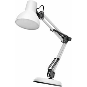 Emos LED stolní lampa Lucas na žárovku E27, bílá - Z7609W