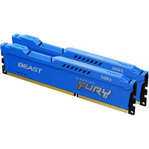 Kingston Fury Beast Blue 16GB (2x8GB) DDR3 1600 CL10 - KF316C10BK2/16