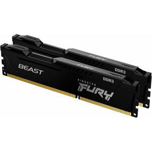 Kingston Fury Beast Black 16GB (2x8GB) DDR3 1866 CL10 - KF318C10BBK2/16