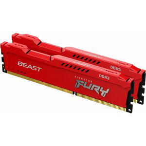 Kingston Fury Beast Red 8GB (2x4GB) DDR3 1866 CL10 - KF318C10BRK2/8