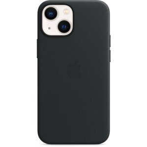 Apple kožený kryt s MagSafe pro iPhone 13 mini, temně inkoustová - MM0M3ZM/A