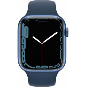 Apple Watch Series 7 GPS 45mm, Blue, Abyss Blue Sport Band - MKN83HC/A