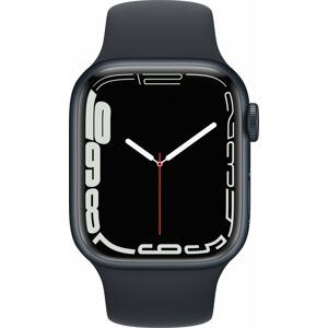 Apple Watch Series 7 GPS 41mm, Midnight, Midnight Sport Band - MKMX3HC/A