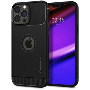 Spigen ochranný kryt Rugged Armor pro Apple iPhone 13 Pro Max, černá - ACS03200