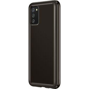 Samsung zadní kryt Soft Clear Cover pro Galaxy A03s, černá - EF-QA038TBEGEU