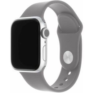 FIXED silikonový řemínek pro Apple Watch 38/40/41mm, 2 délky, světle šedá - FIXSST-436-LGGR