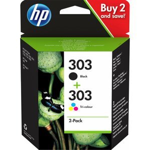 HP 3YM92AE č.303, 2-pack, černá+barevná - 3YM92AE