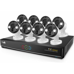 iGET HOMEGUARD HGNVK164908, 16-kanálový 4K NVR + 8x IP kamera 4K - HGNVK164908