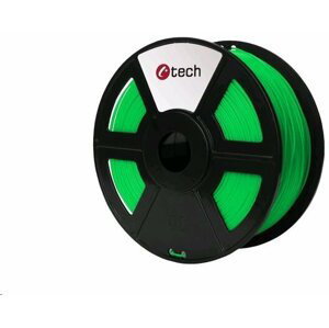 C-TECH tisková struna (filament), ABS, 1,75mm, 1kg, fluoresenční zelená - 3DF-ABS1.75-FG