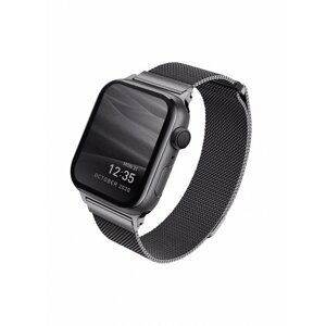 UNIQ ocelový řemínek Dante pro Apple Watch 38/40mm, šedá - UNIQ-40MM-DANGRP