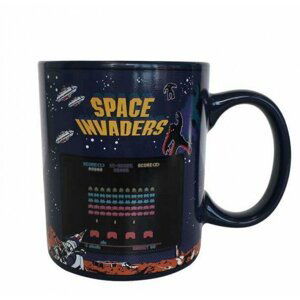 Hrnek Space Invaders, měnící se, 300 ml - 05055964716004