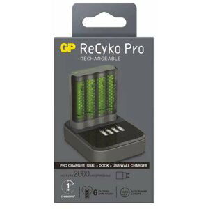 GP nabíječka baterií Pro P461 + 4× AA REC 2700 + DOCK - 1604846110