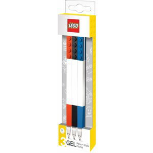 Pero LEGO, mix barev, gelové, 3ks - 51513
