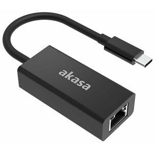 Akasa adaptér USB-C - RJ-45 Ethernet, 2.5 Gbps - AK-CBCA29-15BK