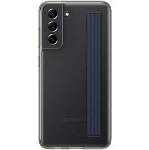 Samsung poloprůhledný zadní kryt s poutkem pro Galaxy S21 FE, šedá - EF-XG990CBEGWW