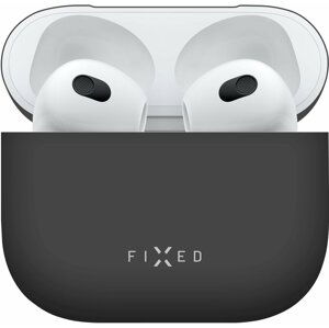 FIXED ultratenké ochranné pouzdro Silky pro Apple AirPods (2021), černá - FIXSIL-816-BK