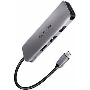 AXAGON multifunkční hub, USB 3.2 Gen 1,2x USB-A, HDMI, SD/microSD, PD 100W - HMC-5