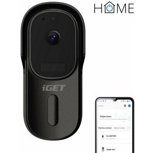 iGET HOME Doorbell DS1, černá - 75020800