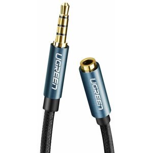 UGREEN prodlužovací kabel 3.5mm jack (M/F), opletený, 1.5m, černá - 40674