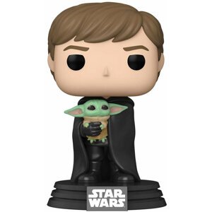 Figurka Funko POP! Star Wars: The Mandalorian - Luke Skywaler with Grogu - 0889698582902