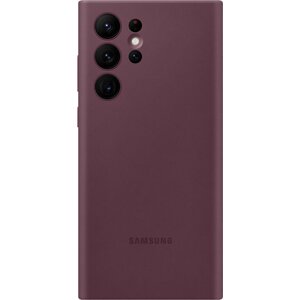 Samsung silikonový zadní kryt pro Galaxy S22 Ultra, červená - EF-PS908TEEGWW