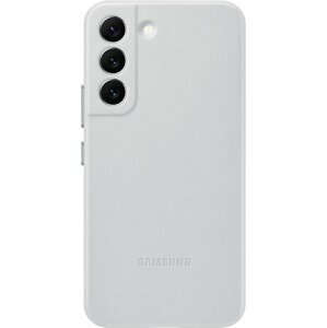 Samsung kožený zadní kryt pro Galaxy S22, šedá - EF-VS901LJEGWW