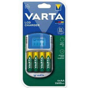 VARTA nabíječka LCD Charger + 4x AA 2600mAh - 57070201451