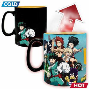 Hrnek My Hero Academia - Group, měnící se, 460 ml - ABYMUG577