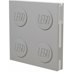 Zápisník LEGO, s gelovým perem, šedá - 52448