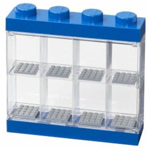 Sběratelská skříňka LEGO na 8 minifigurek, modrá - 40650005