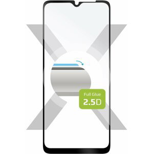FIXED ochranné sklo Full-Cover pro Samsung Galaxy A13, s lepením přes celý displej, černá - FIXGFA-871-BK