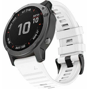 RhinoTech silikonový outdoor řemínek pro Garmin QuickFit, 26mm, bílá - RTSS-021-WH